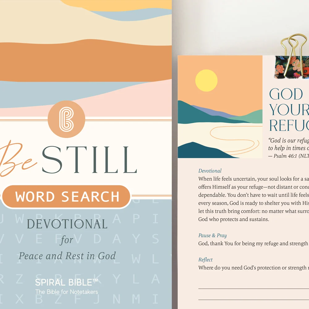 Be Still: Word Search Devotional for Peace & Rest in God - Image 4