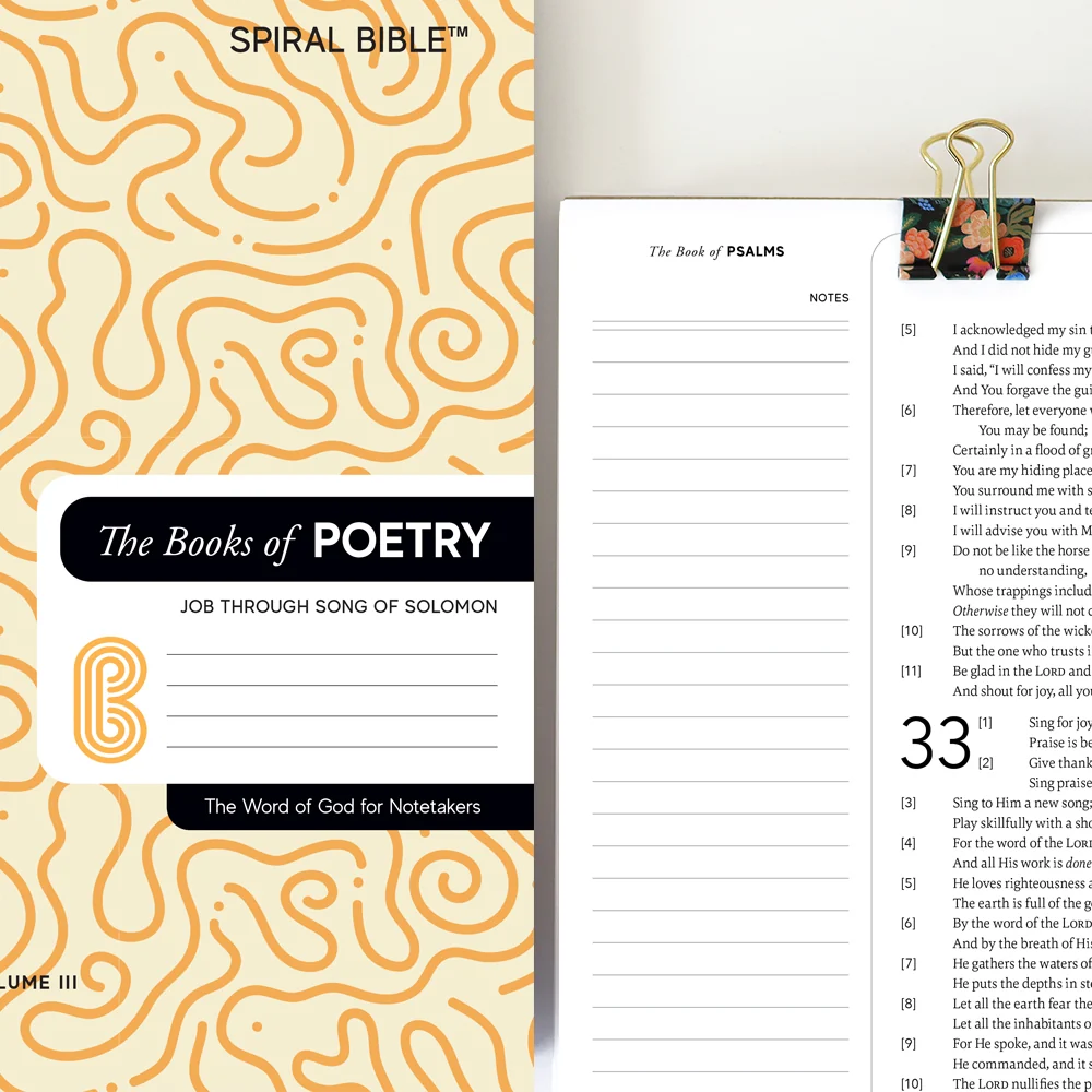 Spiral Bible™ - NASB - Old Testament - Poetry (Hardcover) - Image 3