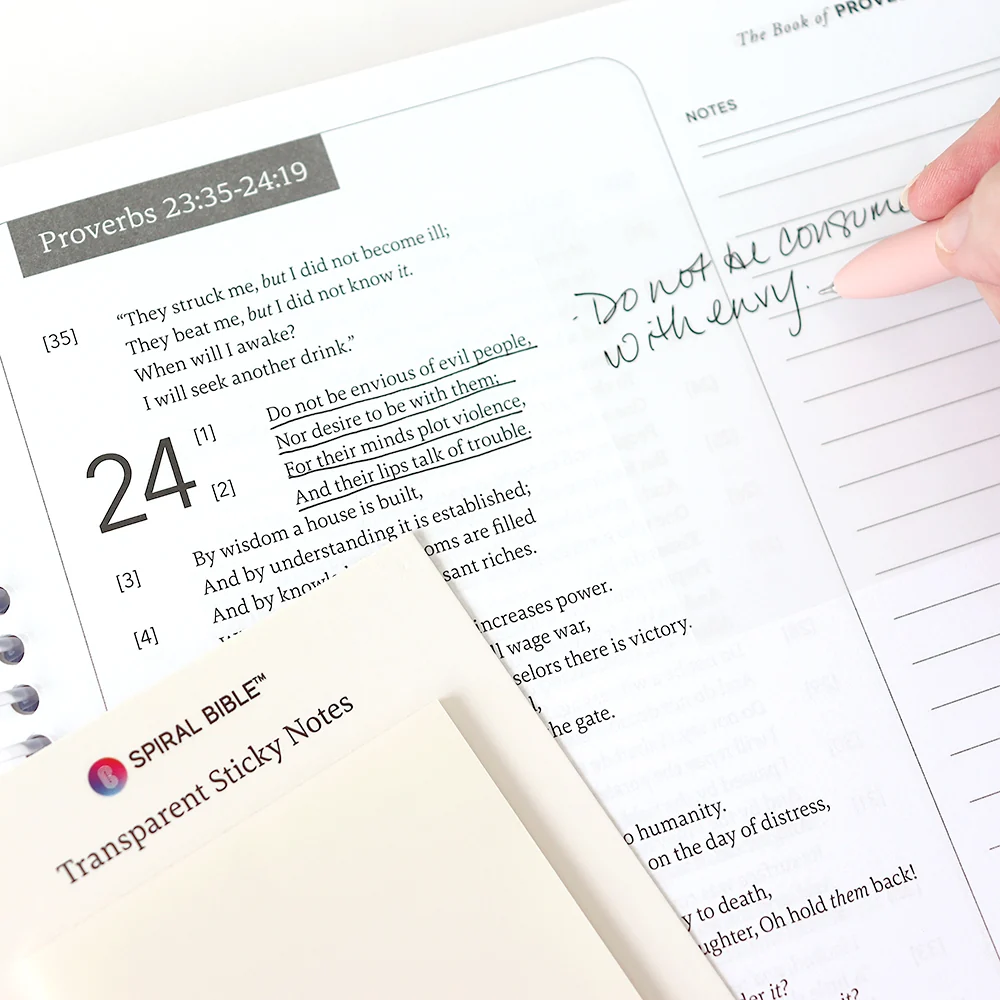 Spiral Bible™ Transparent Sticky Notes - Image 3