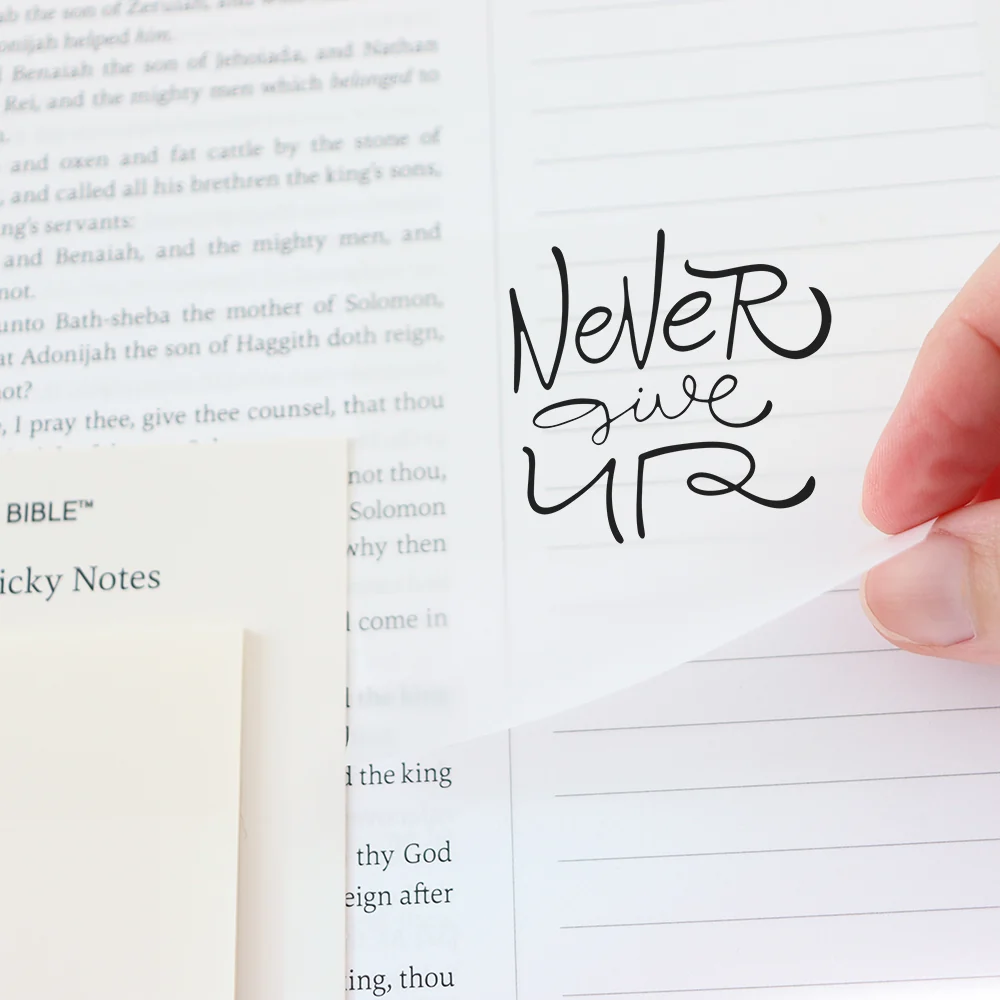 Spiral Bible™ Transparent Sticky Notes - Image 5